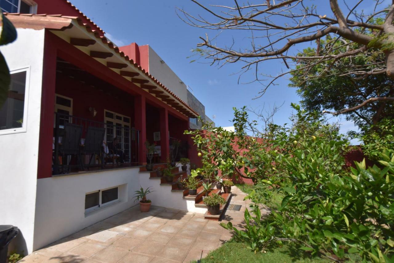 Villa Tonelero piscina privada climatizada y jardín Gáldar Esterno foto