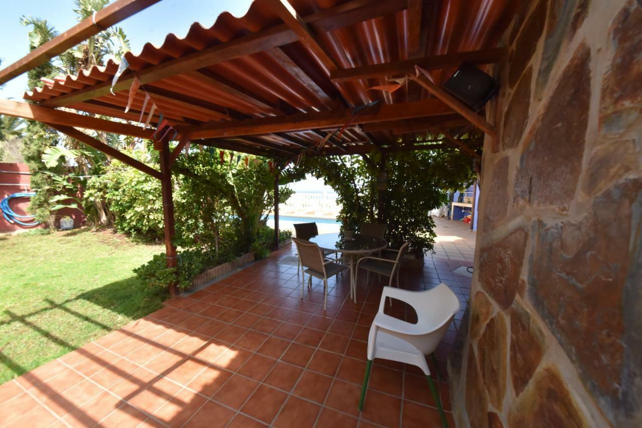 Villa Tonelero piscina privada climatizada y jardín Gáldar Esterno foto